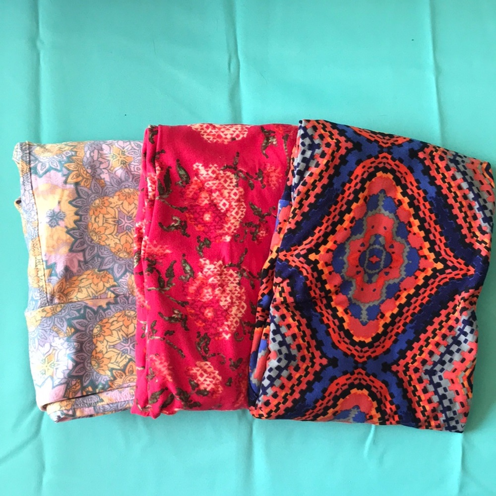 NWOT! Lula Roe Leggings OS Set#5